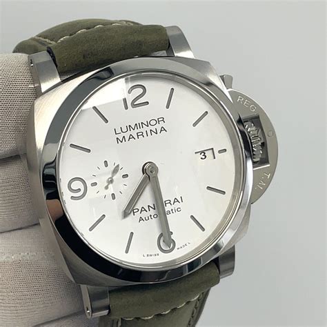 panerai luminor marina white face